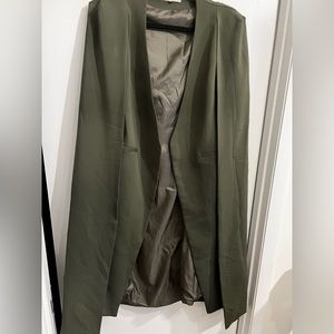 Olive green Cape Coat
